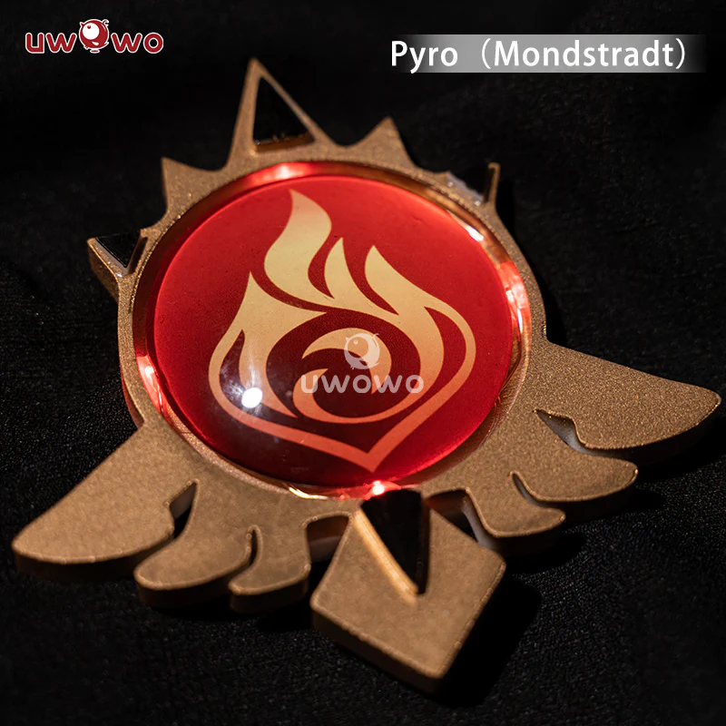 Uwowo Game Genshin Impact Visions Mondstadt/Liyue/Inazuma/Sumeru "Eye of God" Led Cosplay Props - Image 41