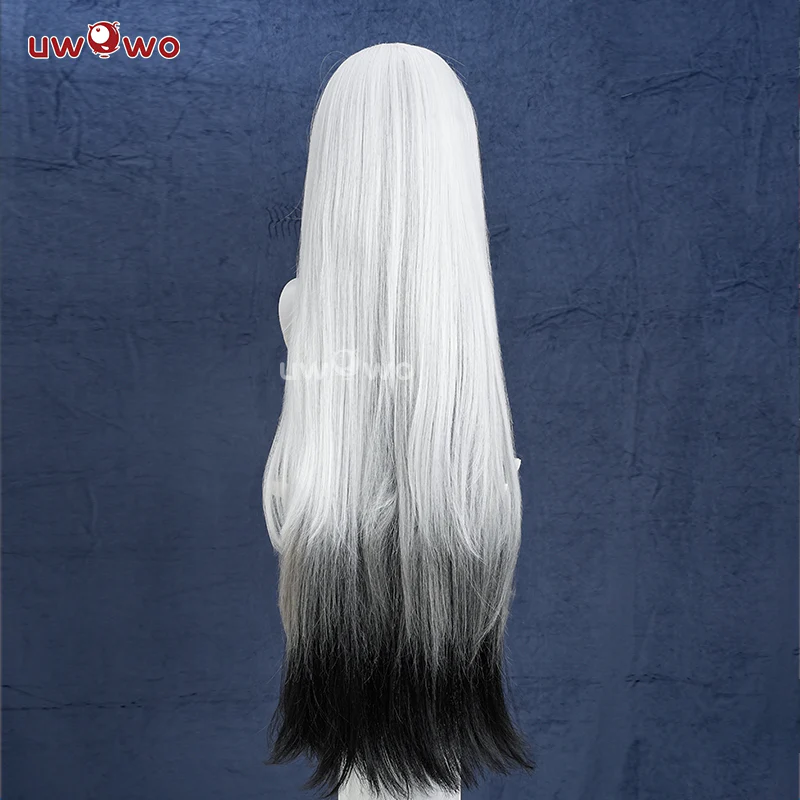 Uwowo Game Honkai: Star Rail Boothill Cosplay Wig Long Black Hair - Image 4