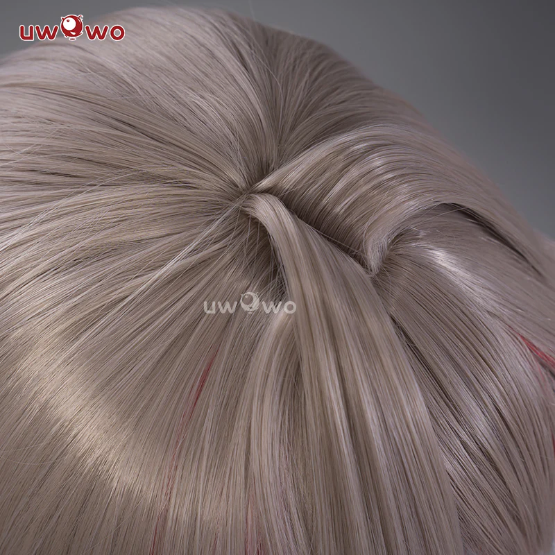 Uwowo Genshin Impact Fanart Eula Alter Pyro Cosplay Wig Middle Brown Hair - Image 4