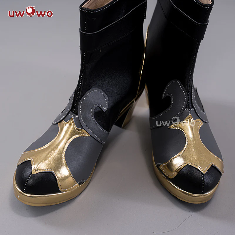Uwowo Genshin Impact Hydro Fontaine Neuvillette Cosplay Shoes Boots - Image 3