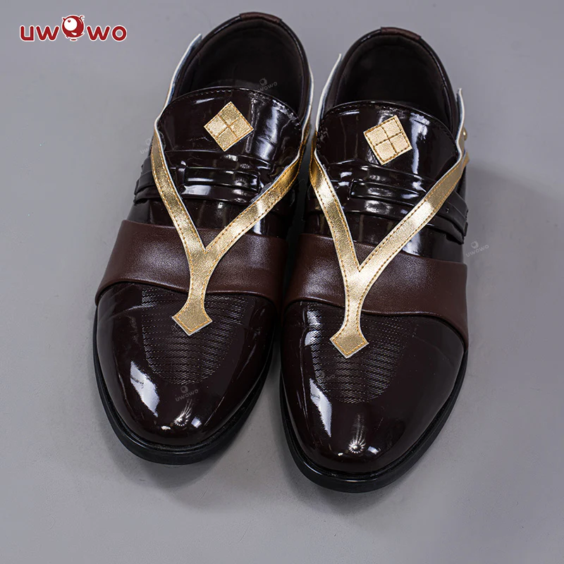 Uwowo Genshin Impact Kamisato Ayato Male Cosplay Costume Shoes - Image 2