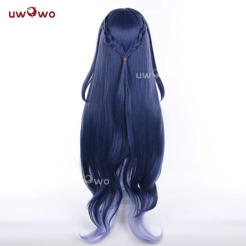 Uwowo Genshin Impact Lauma Cosplay Wig Long Blue Hair - Image 5