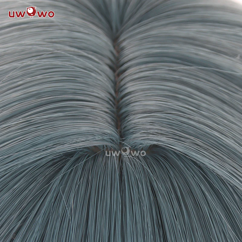 Uwowo Honkai: Star Rail Natasha Cosplay Wig Long Blue Hair - Image 6