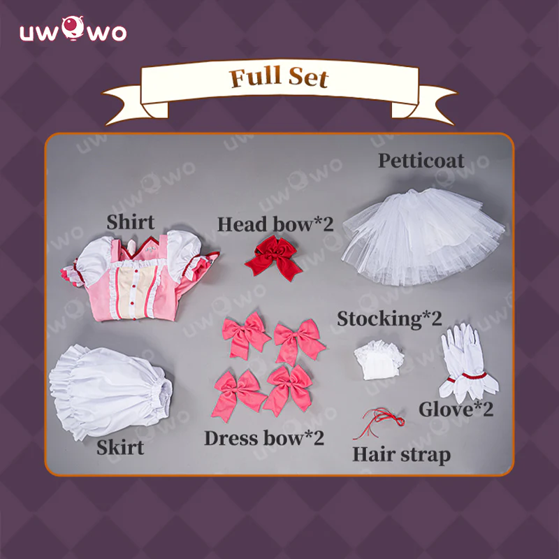 Uwowo Up to 4XL Anime Puella Magi Madoka Magica Kaname Madoka Cosplay Costume - Image 5