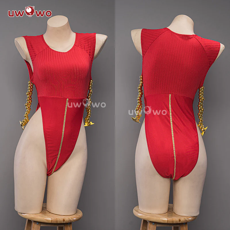 [Clearance Sale]【In Stock】Uwowo V Singer Christmas 2023 Cosplay Costume Red Dress - Image 4