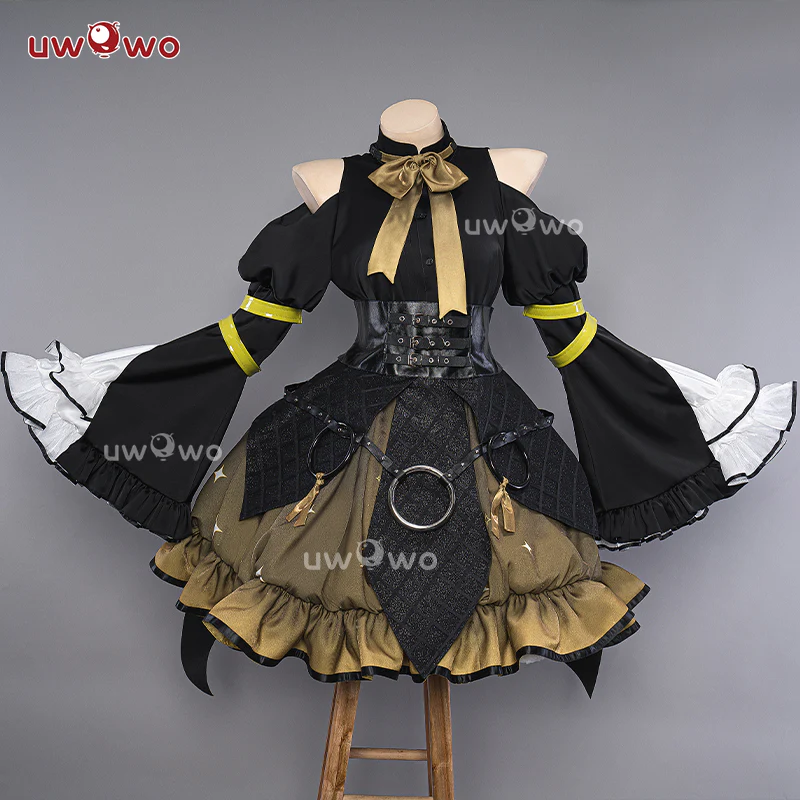 【Clearance Sale】【In Stock】Uwowo V Singer Rascal Collab Witch Gothic Halloween Cosplay Costume - Image 3