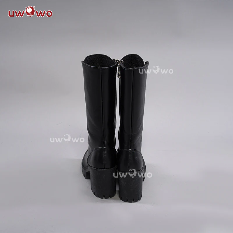 Uwowo V singer Rin Rascal Collab Witch Gothic Cosplay Shoes - Image 3